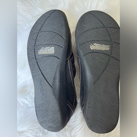 Cloudsteppers By Clarks Sillian Stork Women's Size 8 M Black Slip On Shoes - Picture 2 of 9